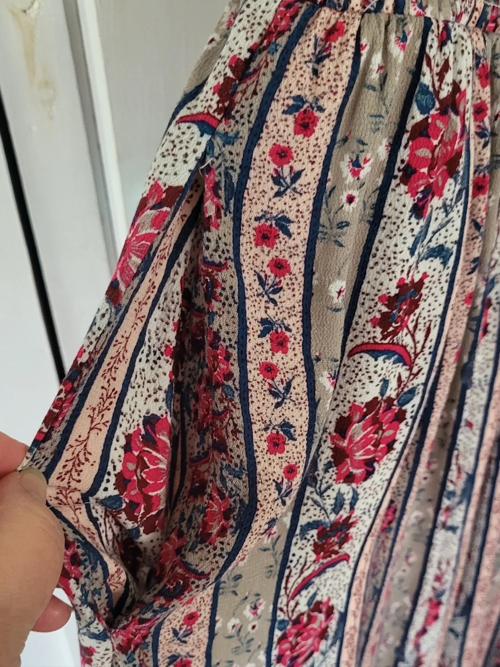 Torrid Maxi Gauze Lace Inset Hi Low Cottagecore Tank Dress - Picture 4 of 9